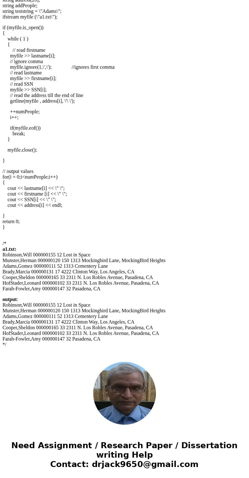 When using get line why aren\'t my arrays picking up the values int main () { string line; int numPeople = 0; string person; string arrPeople[20]; string tempSt