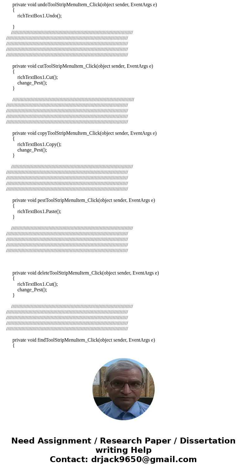 write a program to create a notepad in visual studio 2012Solution //////////////////////////////////////////////////////////////////////////////////////// ///// write a program to create a notepad in visual studio 2012Solution //////////////////////////////////////////////////////////////////////////////////////// /////