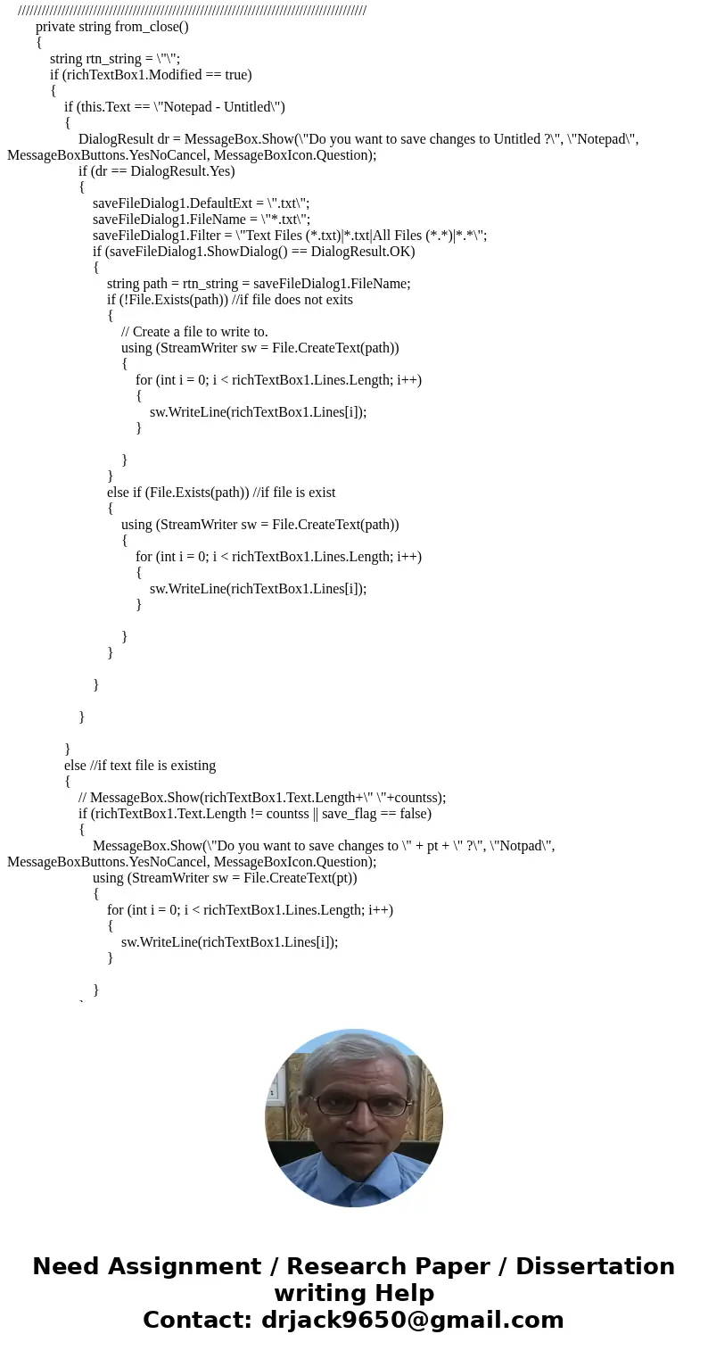 write a program to create a notepad in visual studio 2012Solution //////////////////////////////////////////////////////////////////////////////////////// ///// write a program to create a notepad in visual studio 2012Solution //////////////////////////////////////////////////////////////////////////////////////// /////