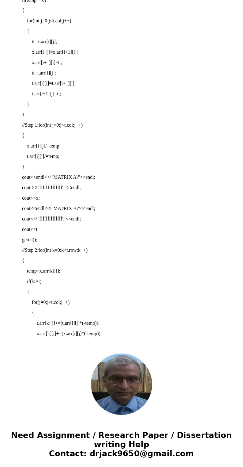 You will implement the Matrix class: class matrix { public: matrix(); // Copy ctor, assignment operator, destructor // friend operator+ adds two matrices, retur
