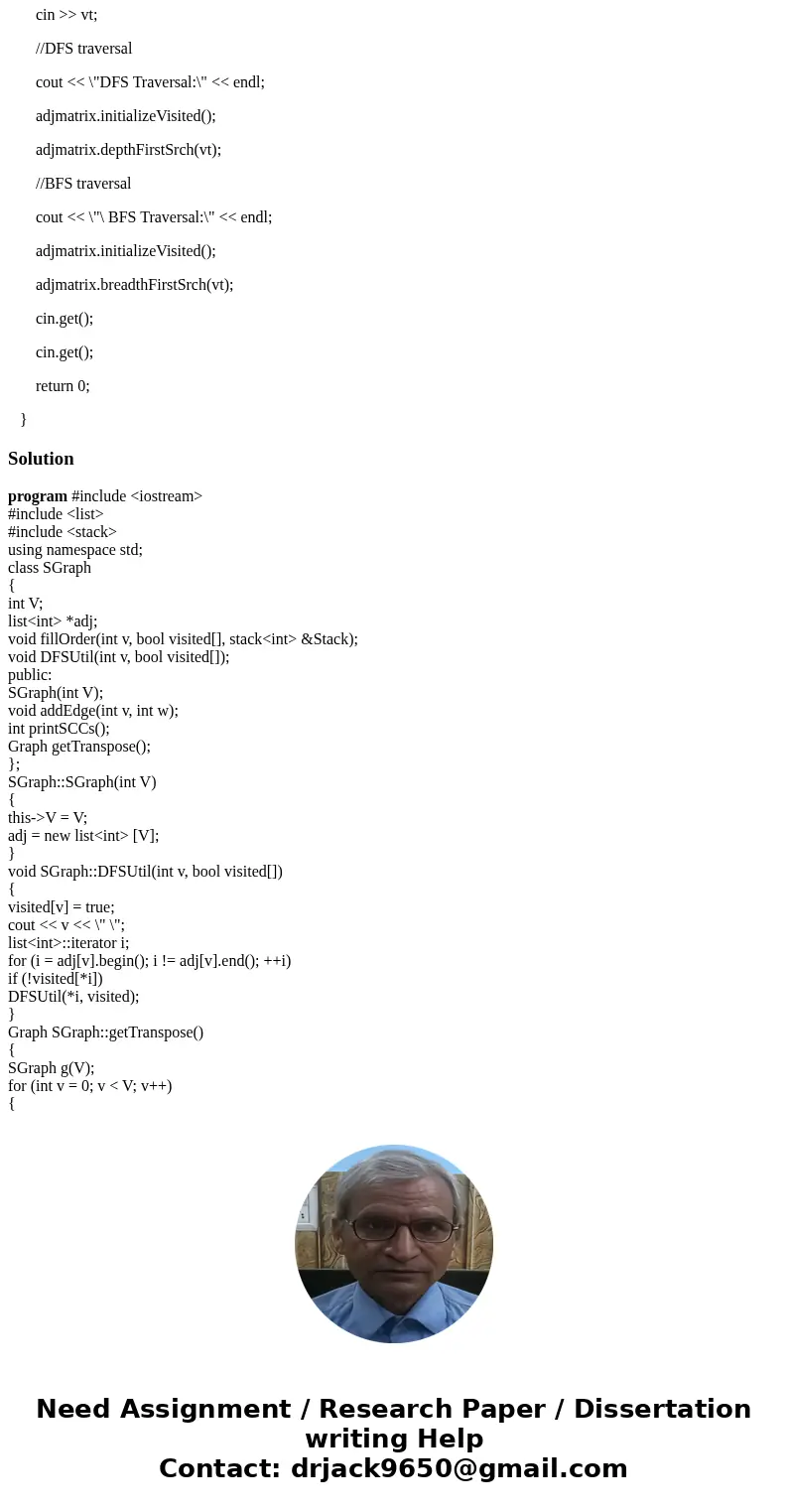 Your Tasks: Advance Part Task 1. Write a function that determines whether the graph is strongly connected or not. A graph is strongly connected if and only if e