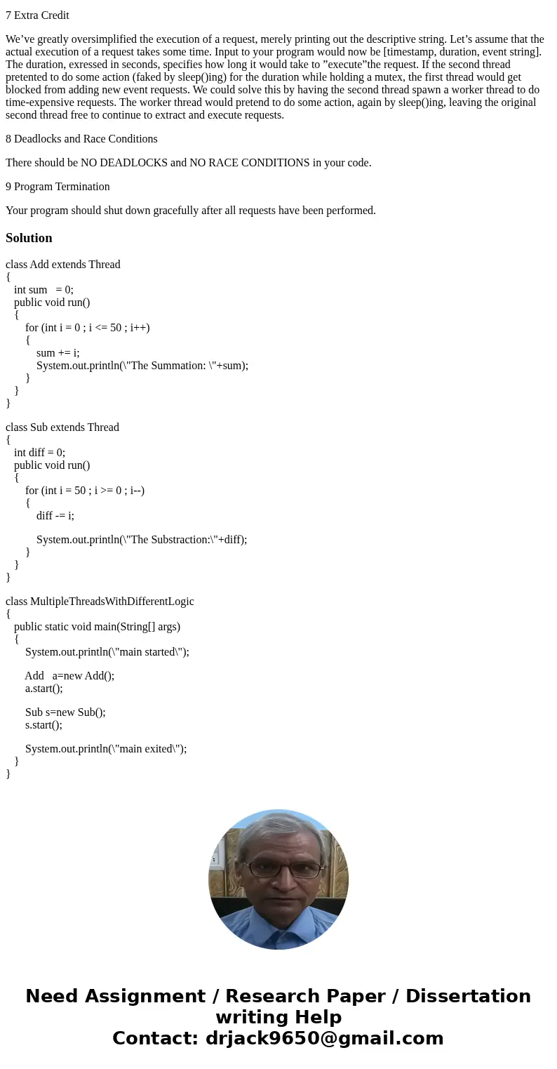 1 Introduction This assignment requires the design and implementation of a multithreaded event scheduler. This will give you an opportunity to write a multithre 1 Introduction This assignment requires the design and implementation of a multithreaded event scheduler. This will give you an opportunity to write a multithre