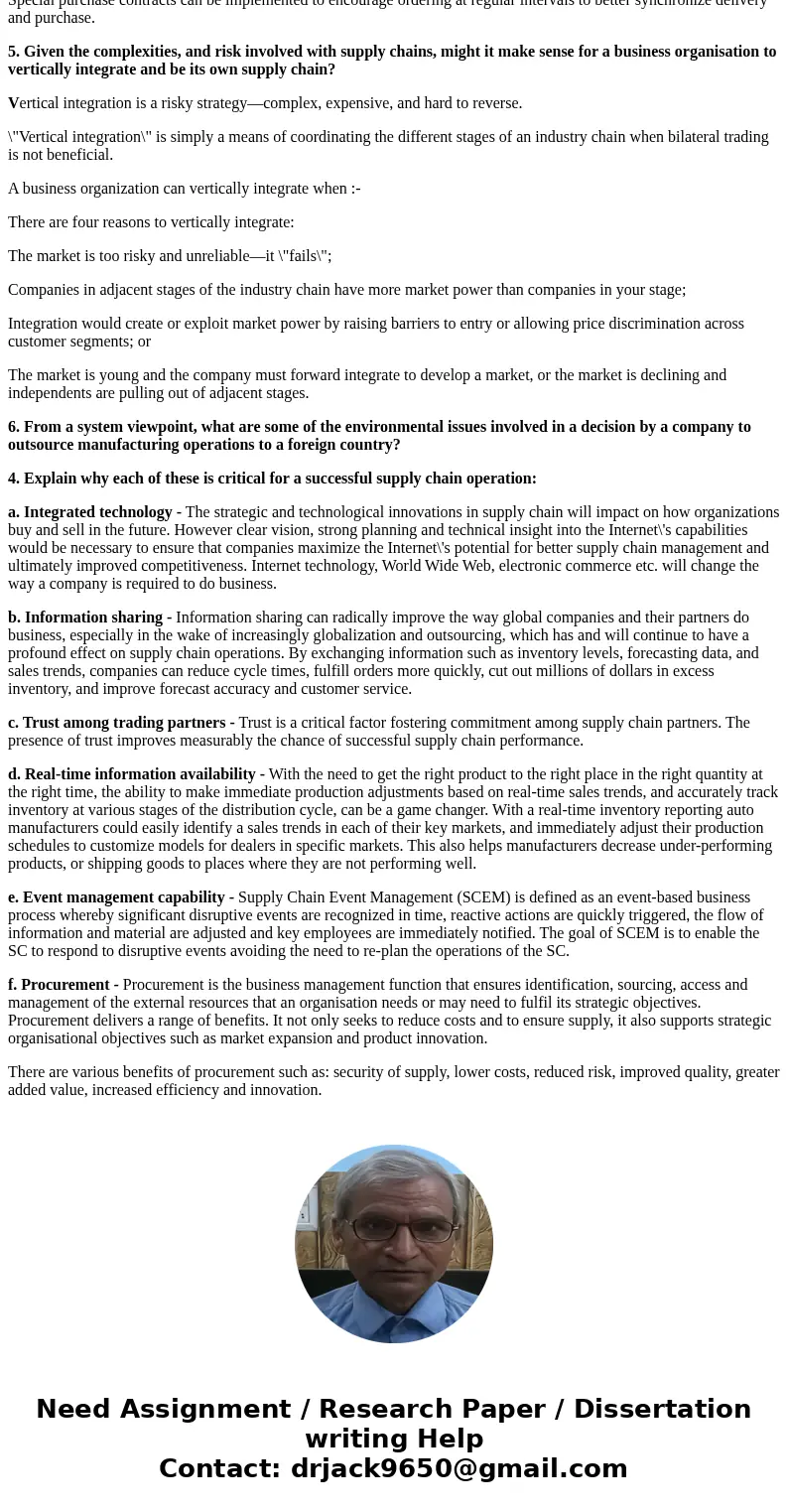 1. What is a supply chain? 2.What are some recent trends in supply chain management ? 3. what is the bullwhip effect, and why does it occur ? how can it be over 1. What is a supply chain? 2.What are some recent trends in supply chain management ? 3. what is the bullwhip effect, and why does it occur ? how can it be over