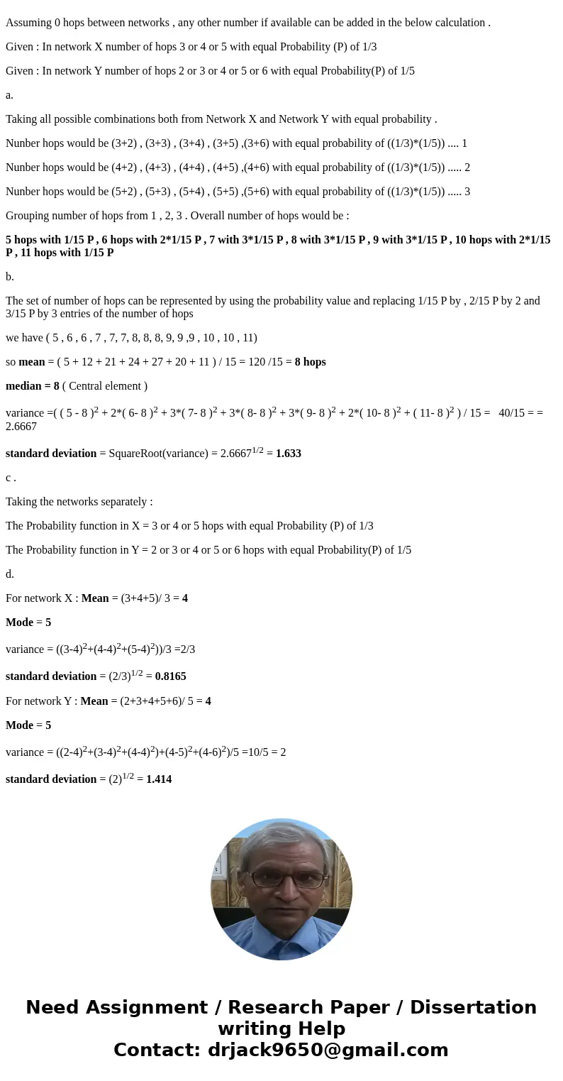 A packet needs to traverse two Internet Service Provider networks x and y (e.g., AT&T and Verizon) to make it from its source A to its destination B. You ar