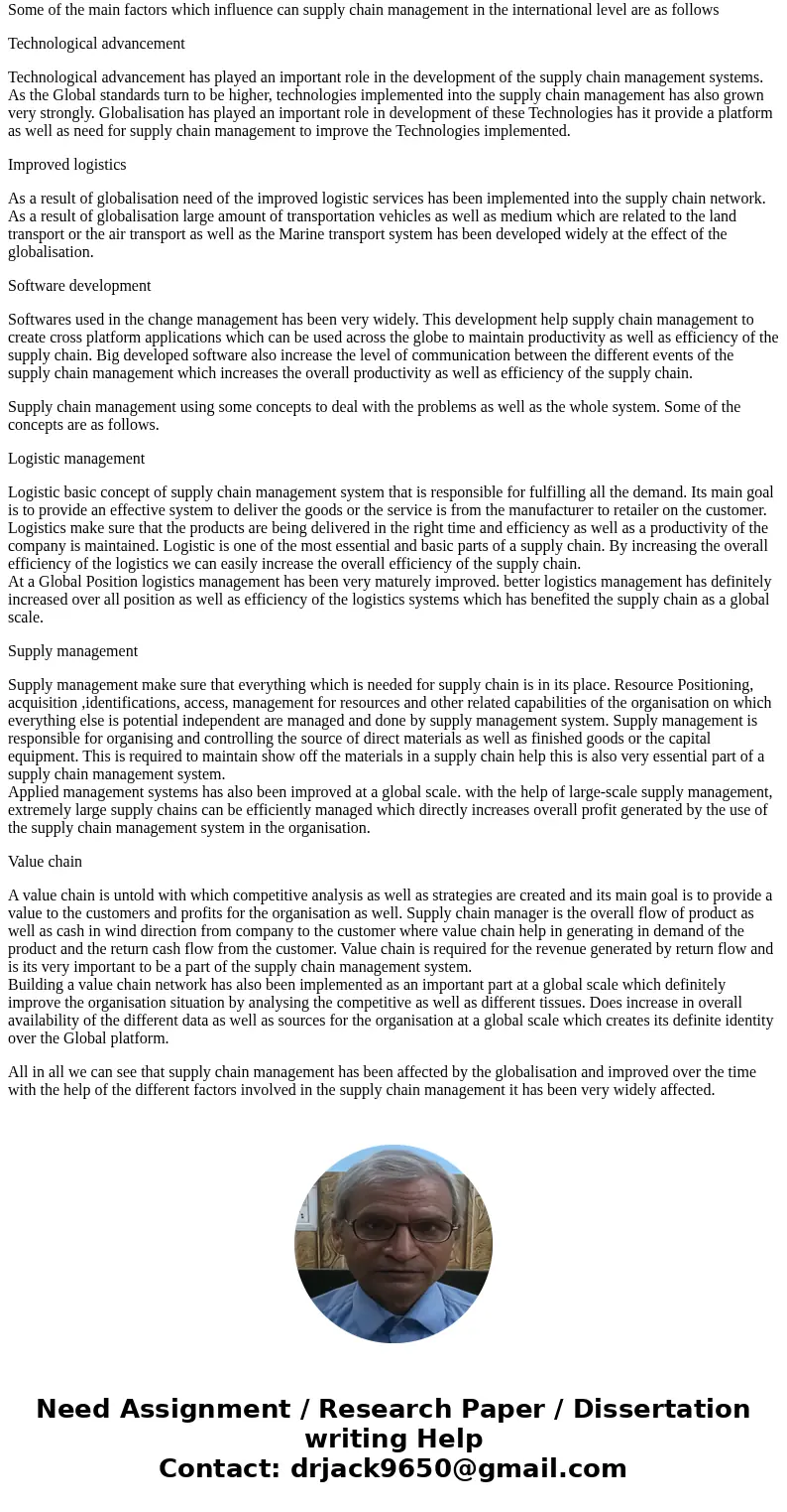 Article Analysis on Globalisation and its Effects on SCM - IIMM Globalisation and its Effects on Supply Chain Mannagement I neeed help with writing an article a Article Analysis on Globalisation and its Effects on SCM - IIMM Globalisation and its Effects on Supply Chain Mannagement I neeed help with writing an article a