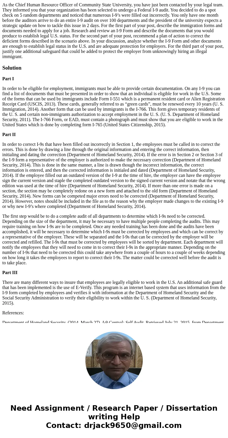 As the Chief Human Resource Officer of Community State University, you have just been contacted by your legal team. They informed you that your organization has