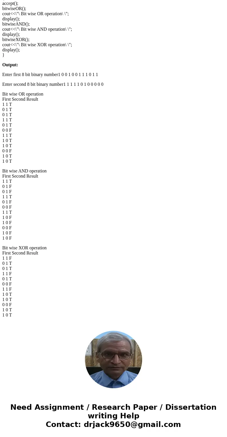 C++ Please read the question carefully and make sure that the intermedial steps for the proposition are also shown in the truth table. Output for thruth table s C++ Please read the question carefully and make sure that the intermedial steps for the proposition are also shown in the truth table. Output for thruth table s