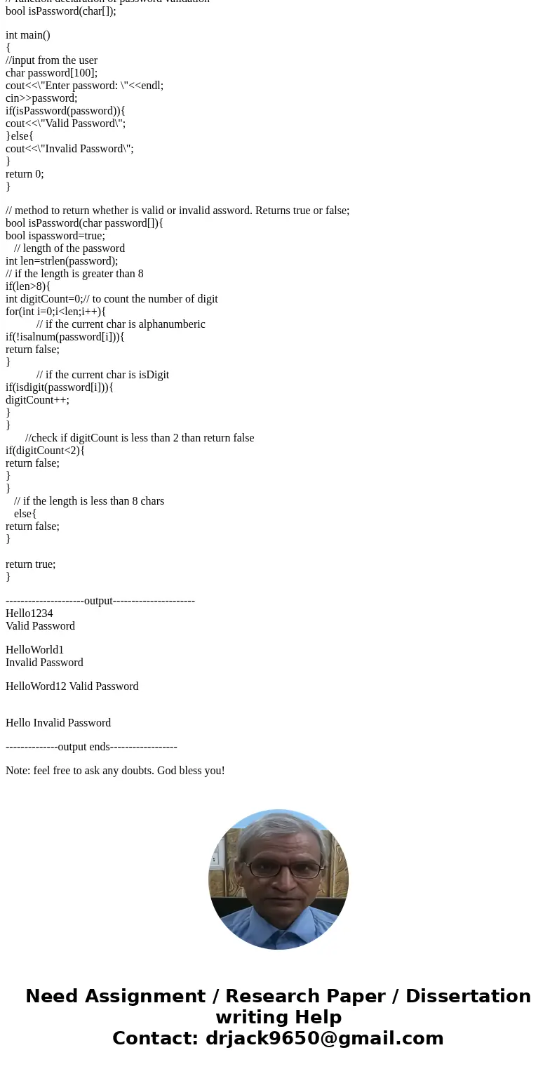 (Check password, string computation, and loop) websites impose certain rules for Some passwords. Suppose the password rules are as follows: e Apassword must ha  (Check password, string computation, and loop) websites impose certain rules for Some passwords. Suppose the password rules are as follows: e Apassword must ha