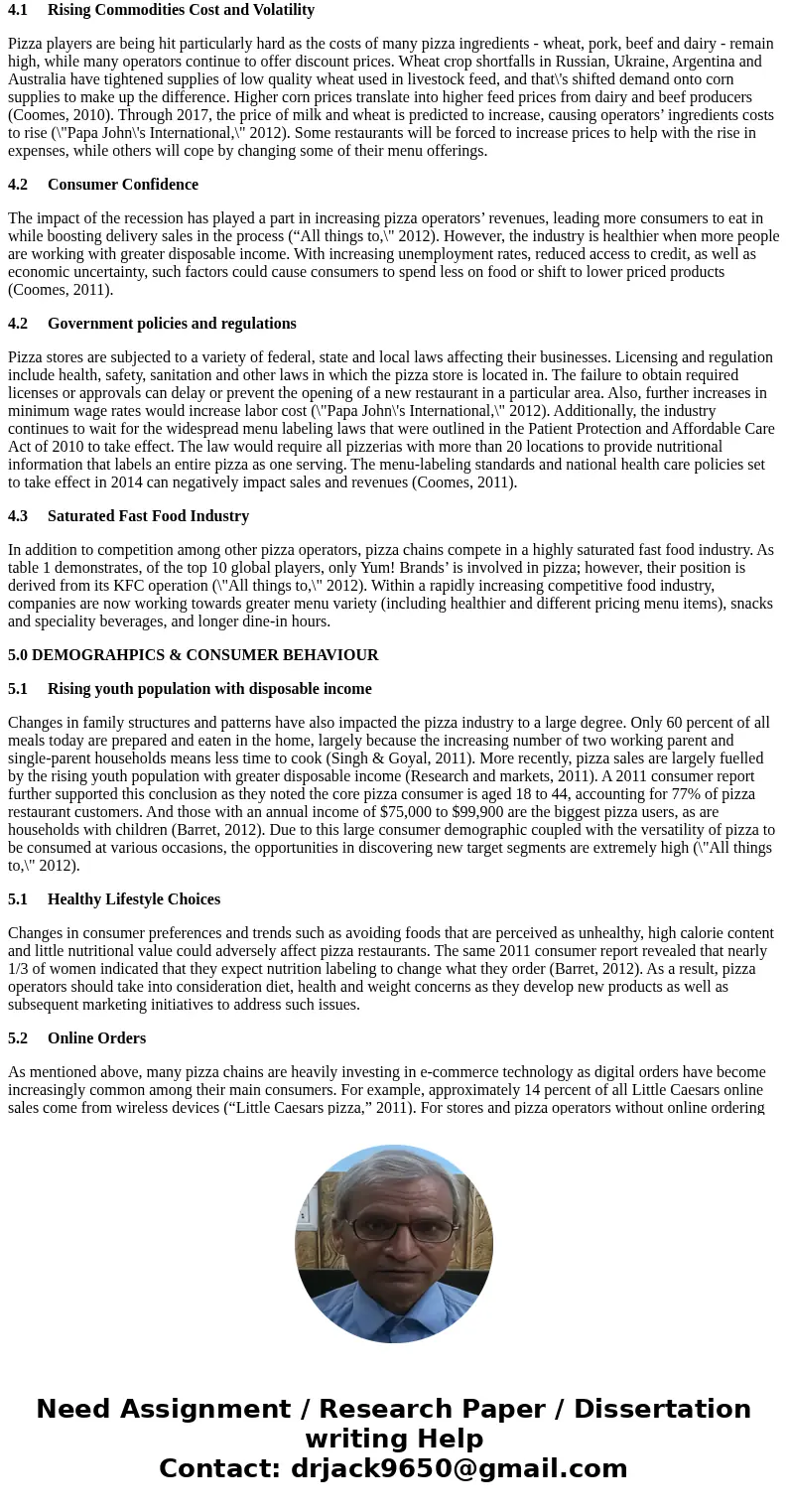 Compare these three pizza companies of “Little Caesars Pizza”, “Papa John’s Pizza” and “Pizza Hut”. Describe each company in terms of following operational stra