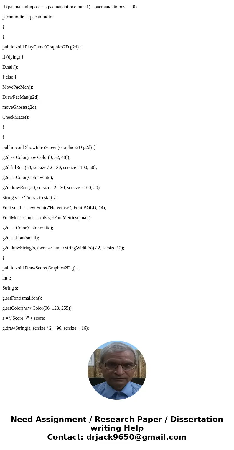 Create Pac man in java using GUI and applets. Solutionpackage pacman; import java.awt.BasicStroke; import java.awt.Color; import java.awt.Dimension; import jav  Create Pac man in java using GUI and applets. Solutionpackage pacman; import java.awt.BasicStroke; import java.awt.Color; import java.awt.Dimension; import jav