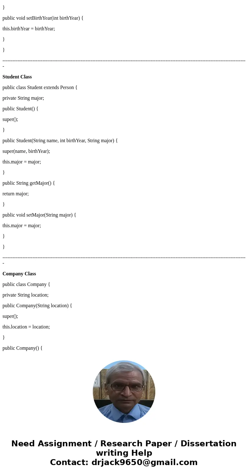Create the classes described below. Use meaningful class variables and functions. All class variable are to be declared private, but class functions are public  Create the classes described below. Use meaningful class variables and functions. All class variable are to be declared private, but class functions are public