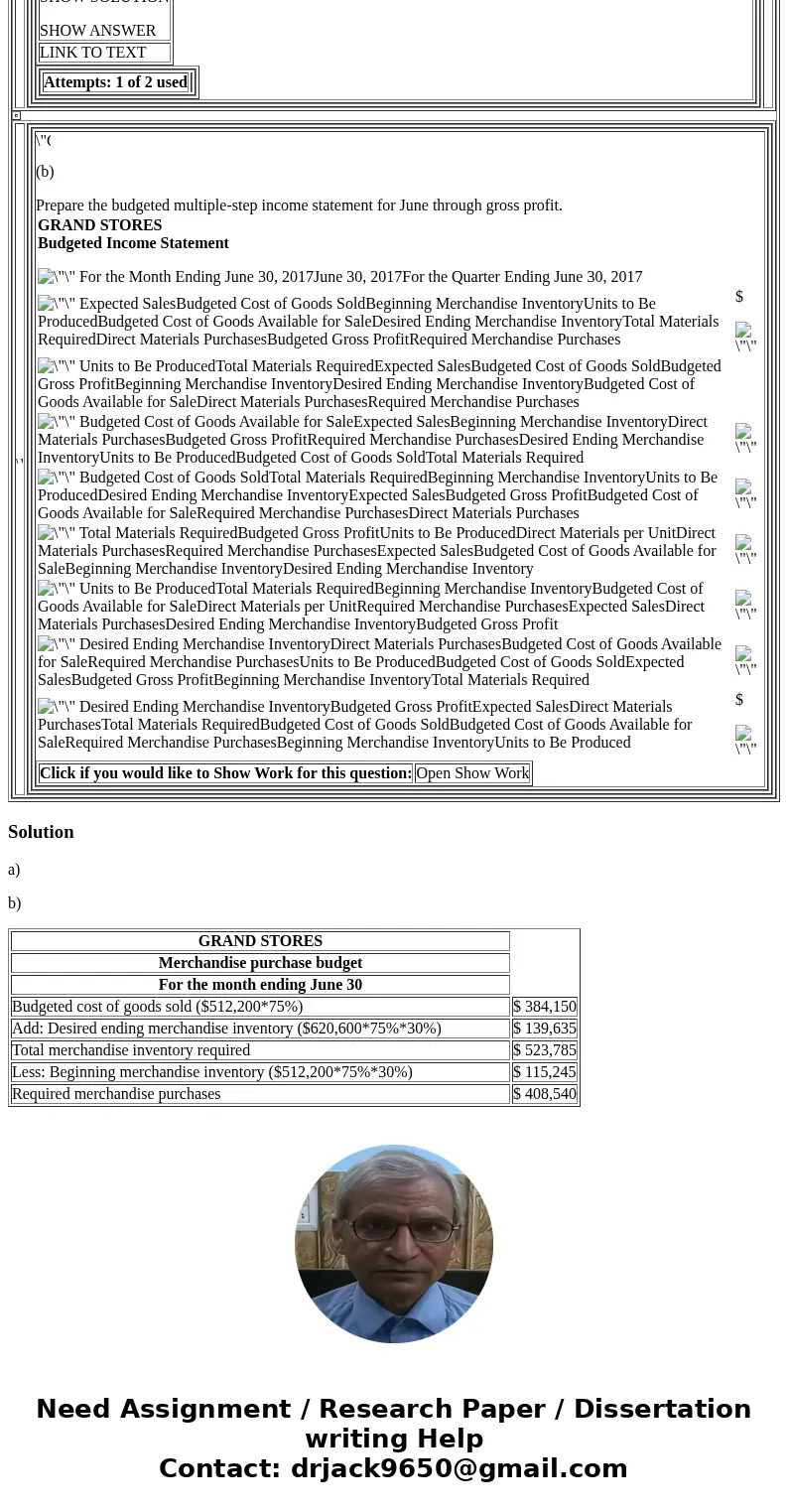 Exercise 21-20 (Part Level Submission) (a) Open Show Work SHOW SOLUTION SHOW ANSWER LINK TO TEXT (b) Open Show Work Exercise 21-20 (Part Level Submission) In Ma