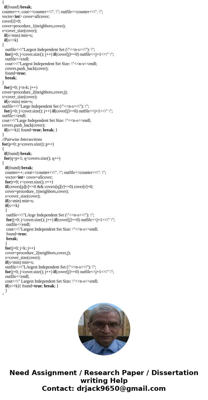 For an undirected graph, a subset S of the vertices is called an independent set if there are are no edges connecting any vertices in S. Therefore, for all i,   For an undirected graph, a subset S of the vertices is called an independent set if there are are no edges connecting any vertices in S. Therefore, for all i,