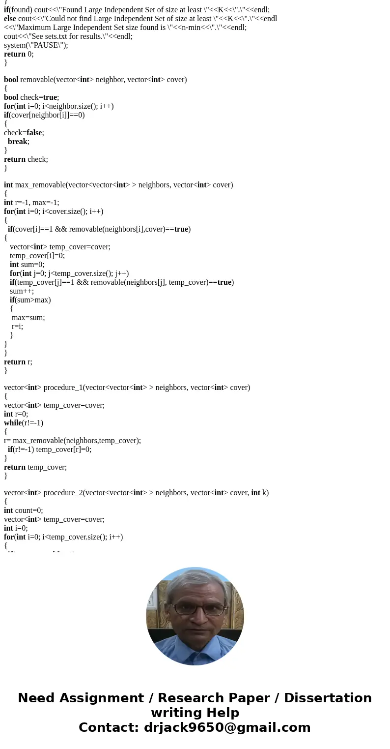 For an undirected graph, a subset S of the vertices is called an independent set if there are are no edges connecting any vertices in S. Therefore, for all i,   For an undirected graph, a subset S of the vertices is called an independent set if there are are no edges connecting any vertices in S. Therefore, for all i,