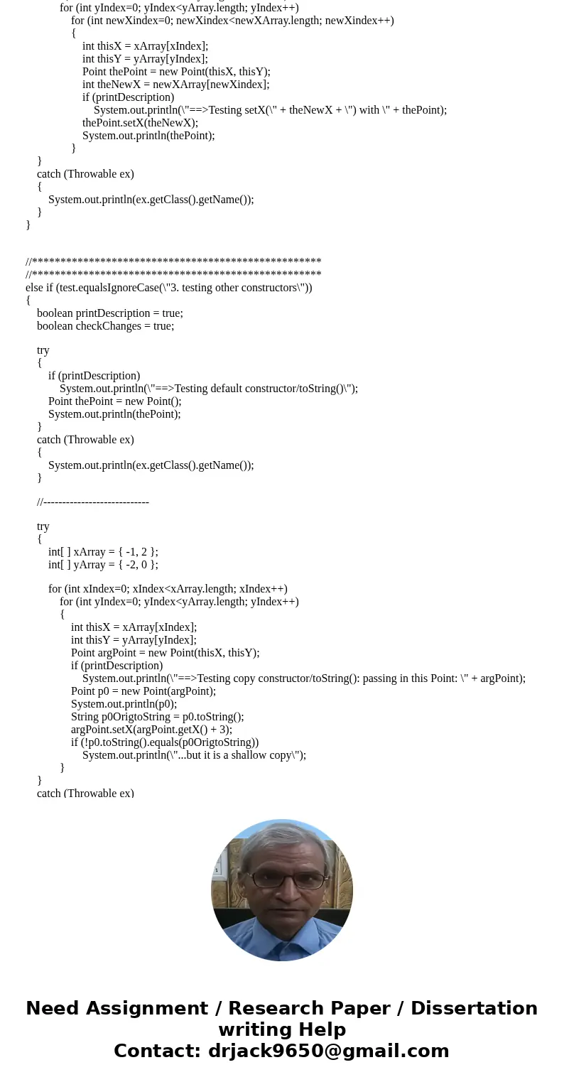 Hi, Im almost finish with the code and need help with the last method the \