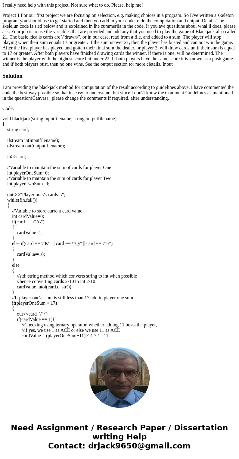 I really need help with this project. Not sure what to do. Please, help me! Project 1 For our first project we are focusing on selection, e.g. making choices in
