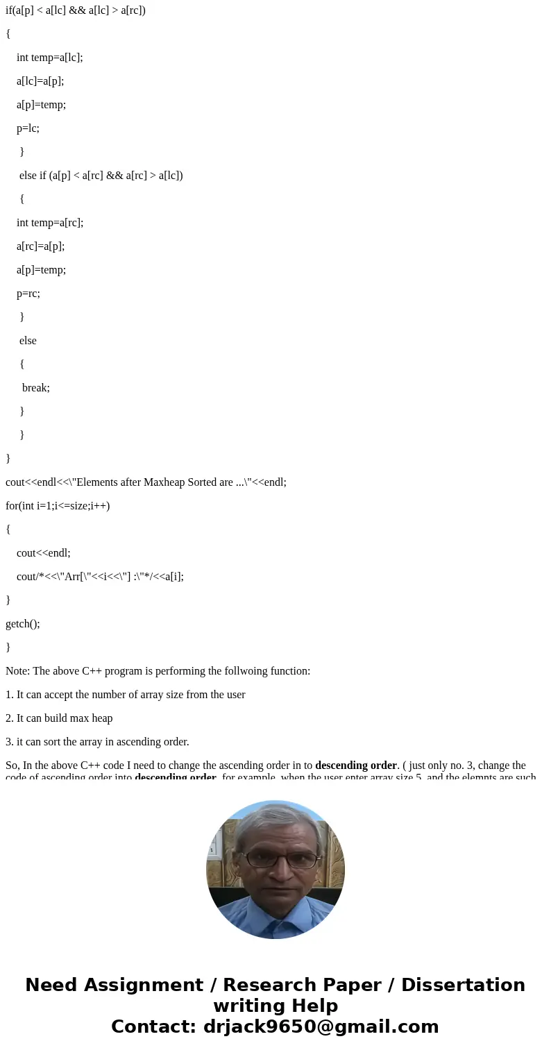 # include <iostream> # include <conio.h> #include<stdlib.h> using namespace std; int main() { //clrscr(); int a[50],size; int p,c; cout<<