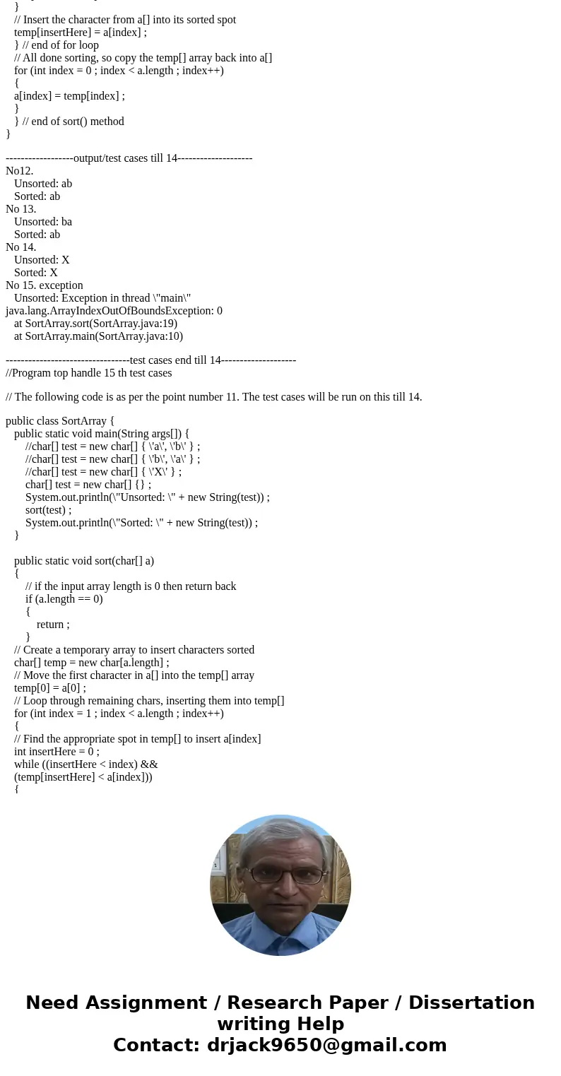Java: 1. Create a new workspace with one class. 2. In your java program, create a method named main. 3. In your java program, create another method named sort w Java: 1. Create a new workspace with one class. 2. In your java program, create a method named main. 3. In your java program, create another method named sort w