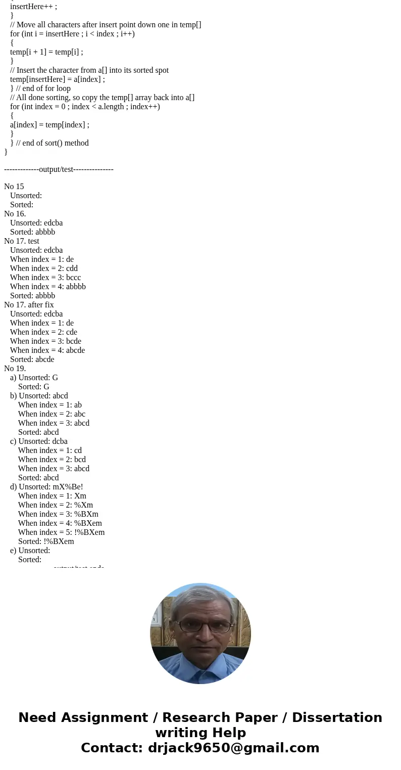 Java: 1. Create a new workspace with one class. 2. In your java program, create a method named main. 3. In your java program, create another method named sort w Java: 1. Create a new workspace with one class. 2. In your java program, create a method named main. 3. In your java program, create another method named sort w