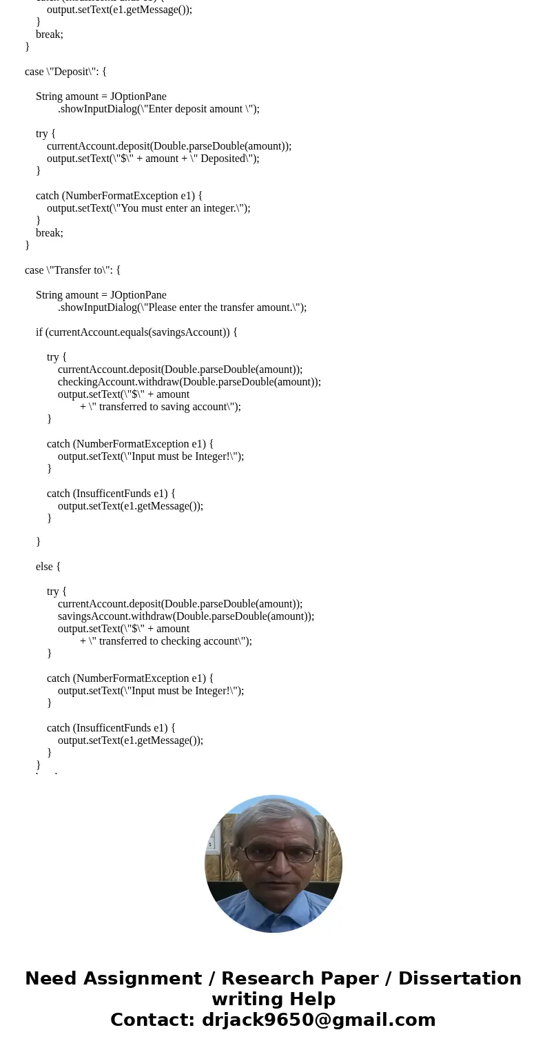 JAVA - Problem: How to click the withdraw button 3 times, and make it work on the third click? I cannot figure it out and cannot find an example. This program a JAVA - Problem: How to click the withdraw button 3 times, and make it work on the third click? I cannot figure it out and cannot find an example. This program a