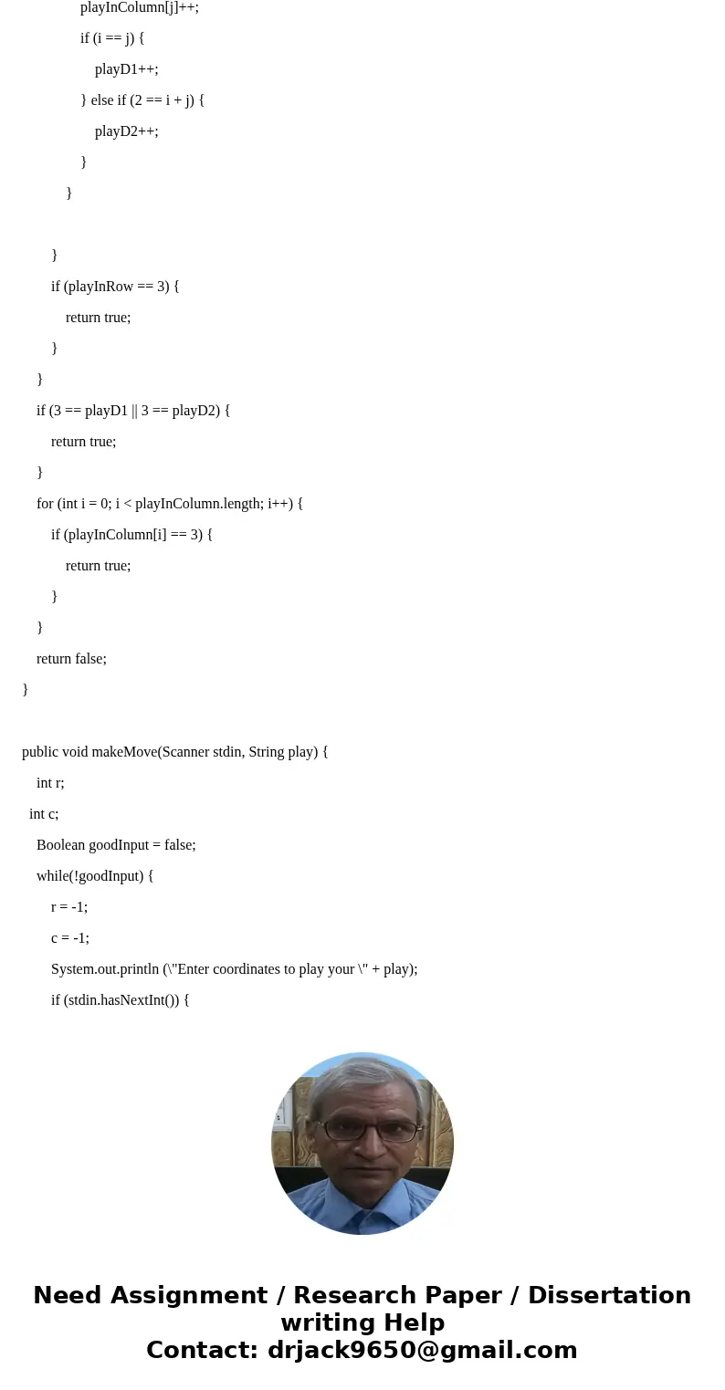LANGUAGE: JAVA Write a class (and a client class to test it) that encapsulates a tic-tac-toe board. A tic-tac-toe board looks like a table of three rows and thr LANGUAGE: JAVA Write a class (and a client class to test it) that encapsulates a tic-tac-toe board. A tic-tac-toe board looks like a table of three rows and thr