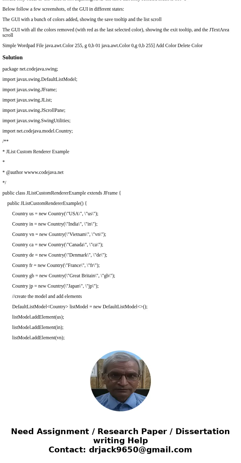 n this lab, you will create a custom word pad with saving and loading functionality, an exit option, and a customizable background color. First off, please make n this lab, you will create a custom word pad with saving and loading functionality, an exit option, and a customizable background color. First off, please make