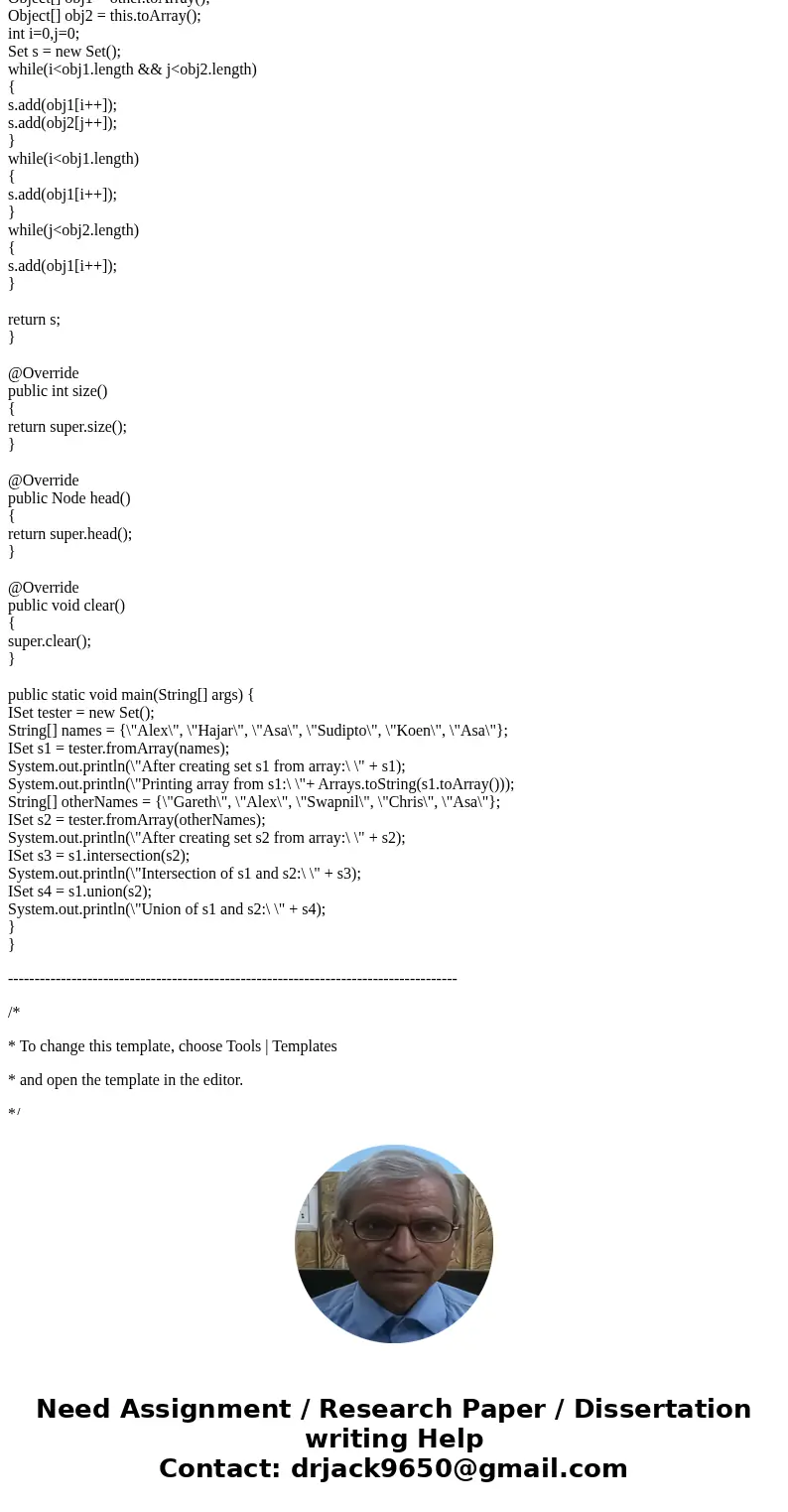 Objective: The objective of this assignment is to implement a Set as a linked list. Note that a Set does not have duplicates. ------------------------------ Tas Objective: The objective of this assignment is to implement a Set as a linked list. Note that a Set does not have duplicates. ------------------------------ Tas