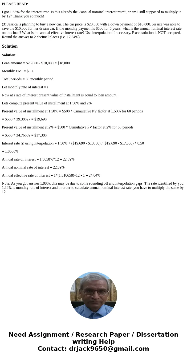 PLEASE READ: I got 1.88% for the interest rate. Is this already the \ PLEASE READ: I got 1.88% for the interest rate. Is this already the \