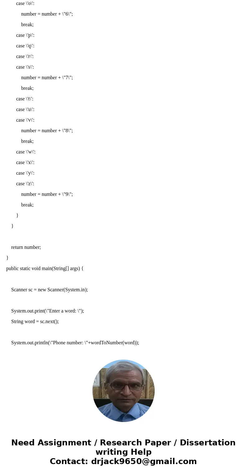 please use JAVA Programming Businesses want phone numbers that are easy to remember, and one that can be tied to a phone number are even better. Given the “stan please use JAVA Programming Businesses want phone numbers that are easy to remember, and one that can be tied to a phone number are even better. Given the “stan