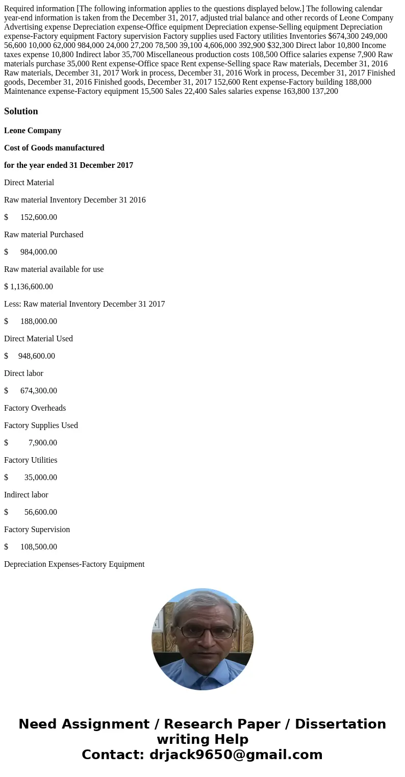  Required information [The following information applies to the questions displayed below.] The following calendar year-end information is taken from the Decemb