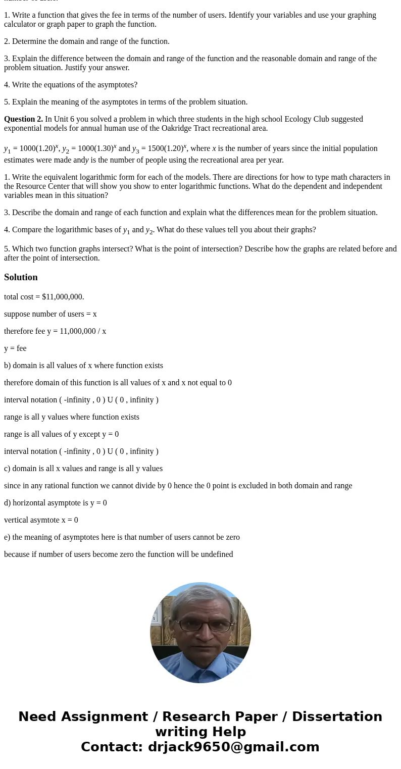 Two Questions: PLEASE HELP WITH BOTH! Question 1. The cost of building the toll road is $10,000,000 plus a 30% profit for the construction company. The City of 