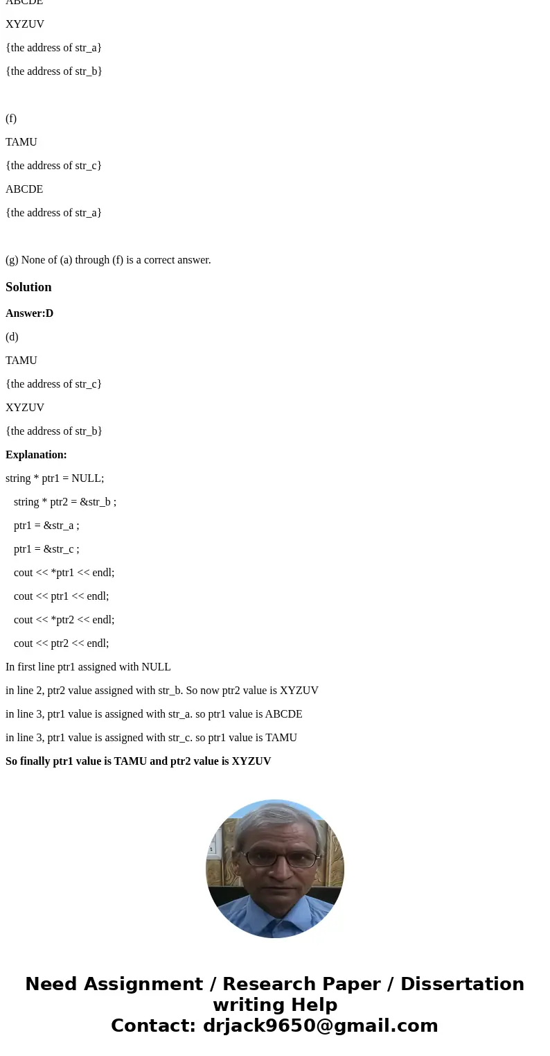 We have the following C++ code in a function main(): string str_a = \ We have the following C++ code in a function main(): string str_a = \