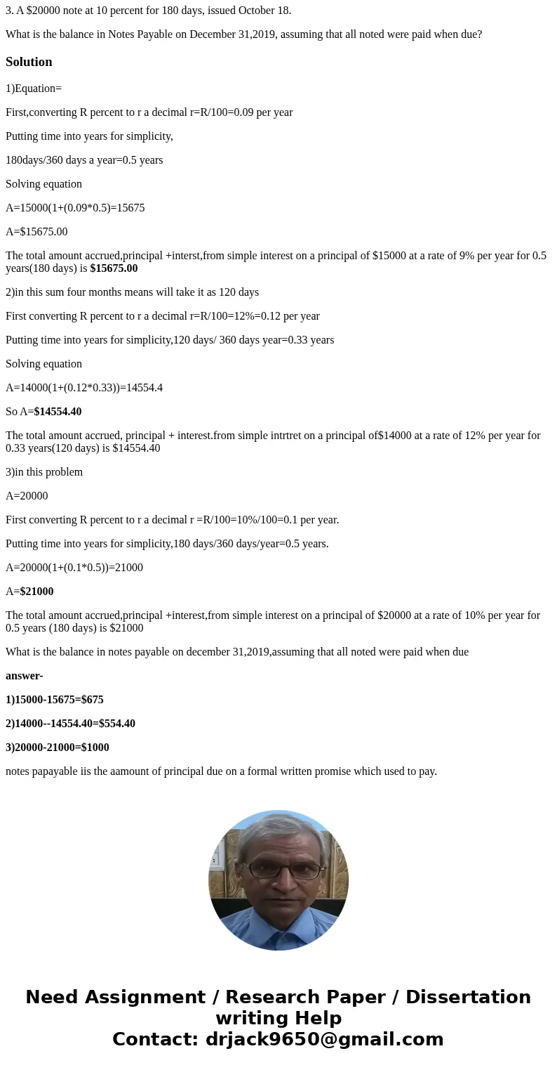 Wrigley Company issued the following notes during 2019. Find the interest due on each of the notes, using the interest formula method. Analyze: What is the bala Wrigley Company issued the following notes during 2019. Find the interest due on each of the notes, using the interest formula method. Analyze: What is the bala