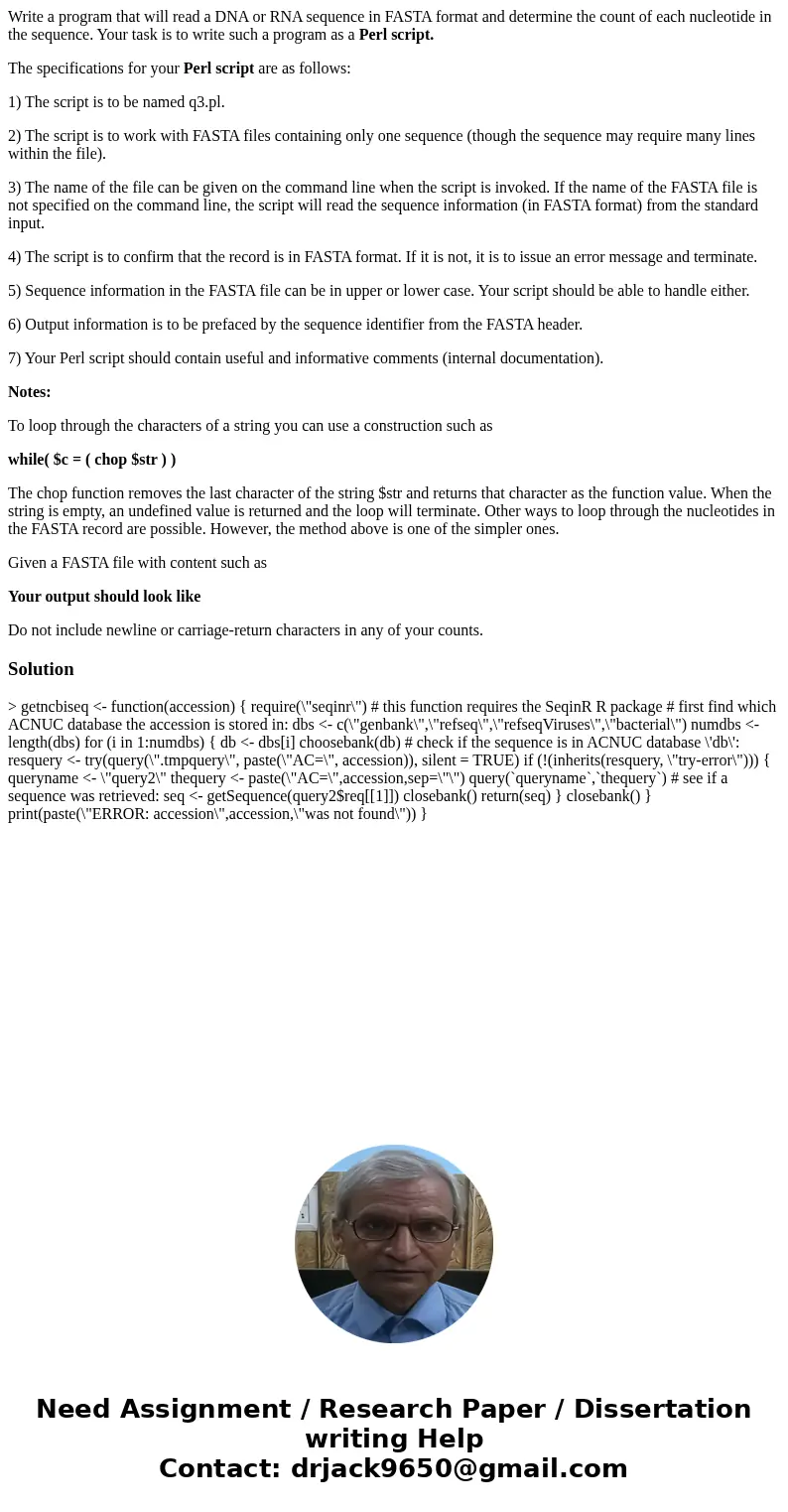 Write a program that will read a DNA or RNA sequence in FASTA format and determine the count of each nucleotide in the sequence. Your task is to write such a pr Write a program that will read a DNA or RNA sequence in FASTA format and determine the count of each nucleotide in the sequence. Your task is to write such a pr