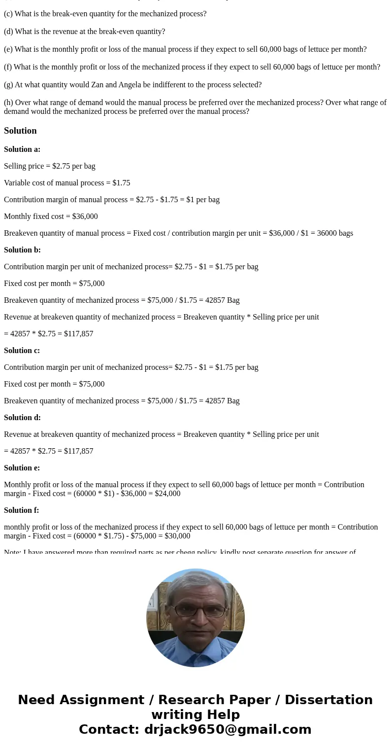  Zan Azlett and Angela Zesiger have joined forces to start A&Z Lettuce Products, a processor of packaged shredded lettuce for institutional use. Zan has yea