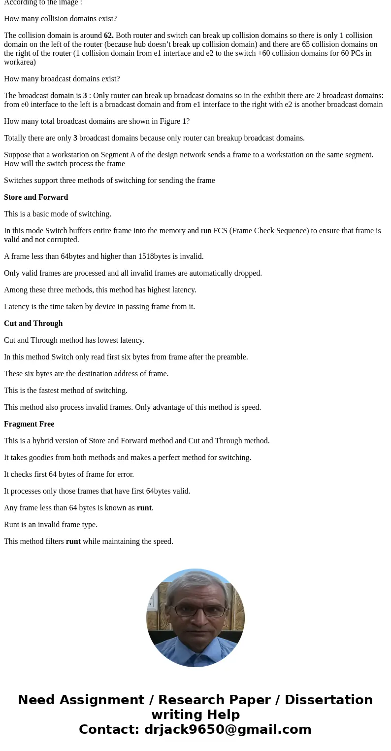 1. Assuming that all switch ports on the Design network in Figure 1 are operating in full-duplex mode; How many collision domains exist? How many broadcast doma 1. Assuming that all switch ports on the Design network in Figure 1 are operating in full-duplex mode; How many collision domains exist? How many broadcast doma