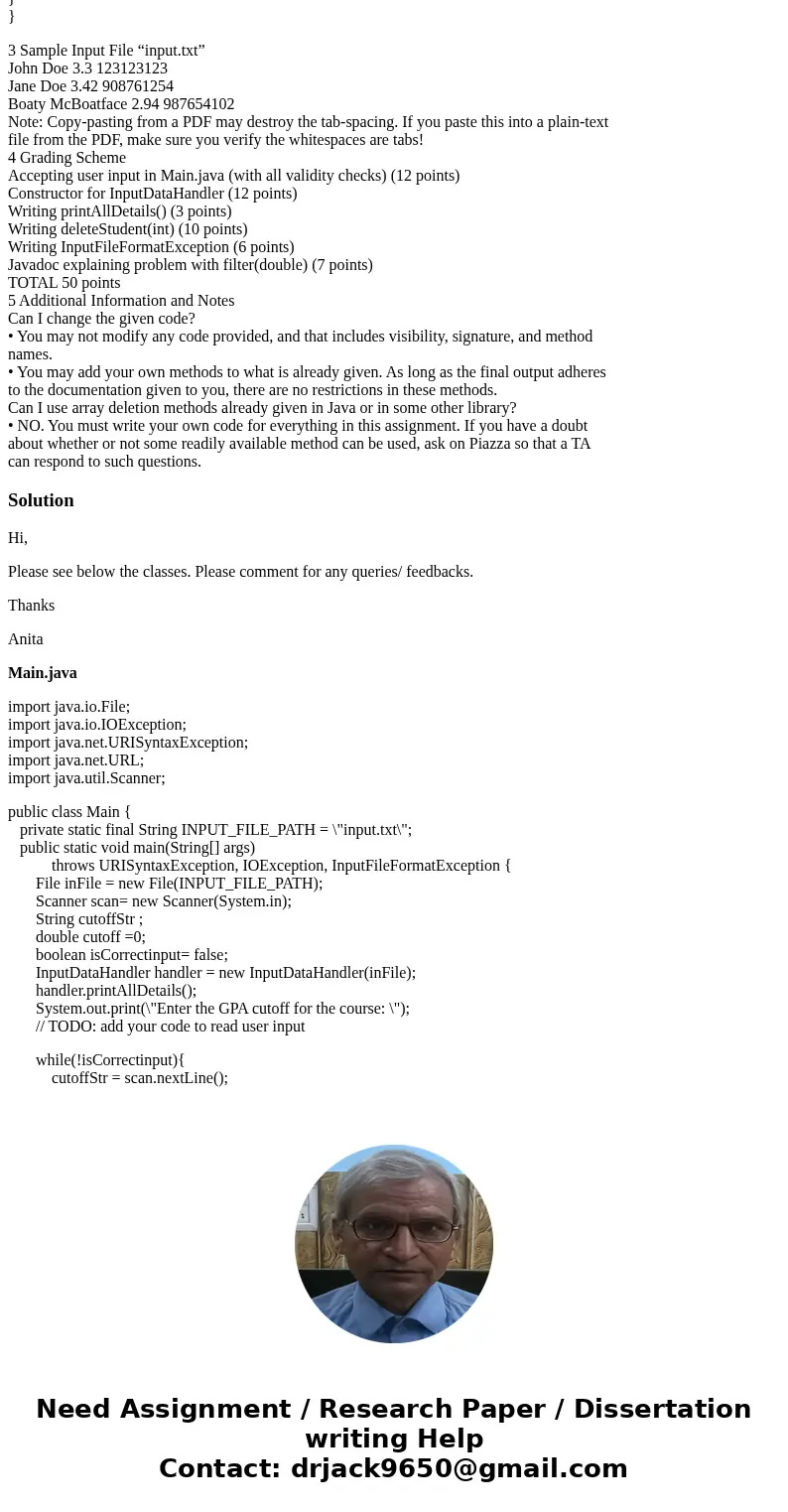 1 Overview The “big picture” of this assignment is to have three parallel arrays that provide information about a list of students. These arrays contain their n 1 Overview The “big picture” of this assignment is to have three parallel arrays that provide information about a list of students. These arrays contain their n
