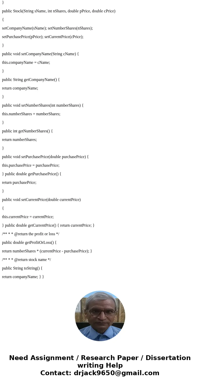 Add persistent data storage to your Week 5 Lab using the MySQL Database. PROBLEM: Stocks4U Portfolio Management System The portfolio management system you devel Add persistent data storage to your Week 5 Lab using the MySQL Database. PROBLEM: Stocks4U Portfolio Management System The portfolio management system you devel
