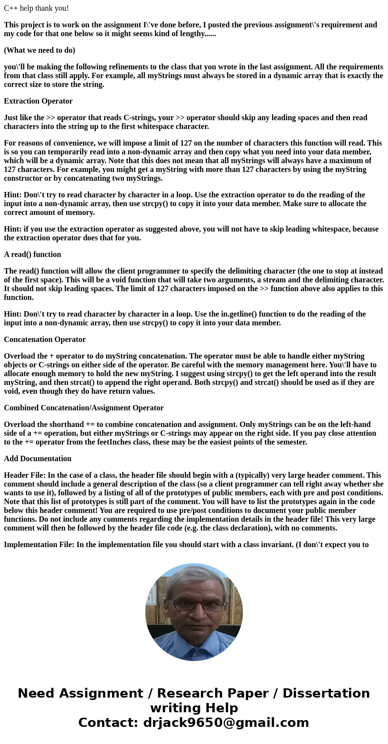 C++ help thank you! This project is to work on the assignment I\'ve done before, I posted the previous assignment\'s requirement and my code for that one below  C++ help thank you! This project is to work on the assignment I\'ve done before, I posted the previous assignment\'s requirement and my code for that one below