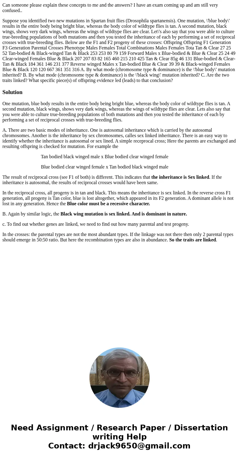 Can someone please explain these concepts to me and the answers? I have an exam coming up and am still very confused.. Suppose you identified two new mutations 