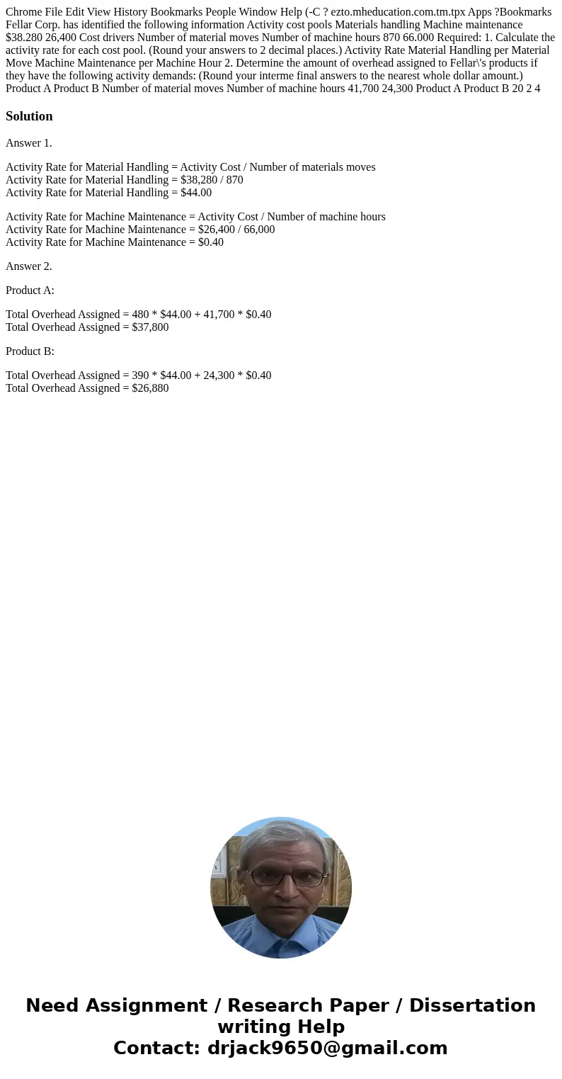 Chrome File Edit View History Bookmarks People Window Help (-C ? ezto.mheducation.com.tm.tpx Apps ?Bookmarks Fellar Corp. has identified the following informat  Chrome File Edit View History Bookmarks People Window Help (-C ? ezto.mheducation.com.tm.tpx Apps ?Bookmarks Fellar Corp. has identified the following informat