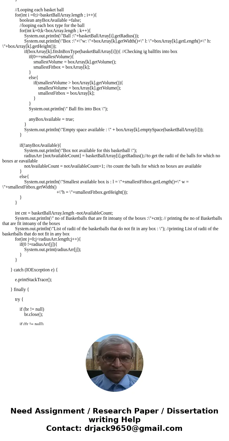 Could you please write this program using java and without the use of arraylists. create a method that reads the text file provided.Separate the lines with thre