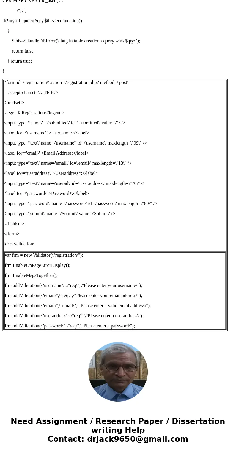 Create a website and using MySQL. At a minimum, your project should meet the following requirements: Your website should link to a MySQL database of user inform Create a website and using MySQL. At a minimum, your project should meet the following requirements: Your website should link to a MySQL database of user inform