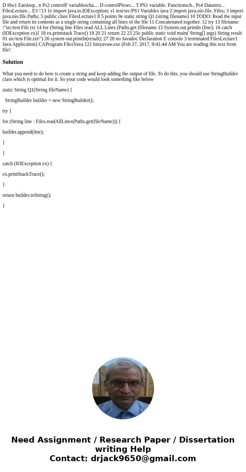 D Hw1 Eatsleep.. n Ps2 controlF variablescha.... D controlPlowc... T PS1 variable. Functionsch.. Ps4 Datastru... FilesLecture... E3 \'13 1e import java.io.IOEx  D Hw1 Eatsleep.. n Ps2 controlF variablescha.... D controlPlowc... T PS1 variable. Functionsch.. Ps4 Datastru... FilesLecture... E3 \'13 1e import java.io.IOEx