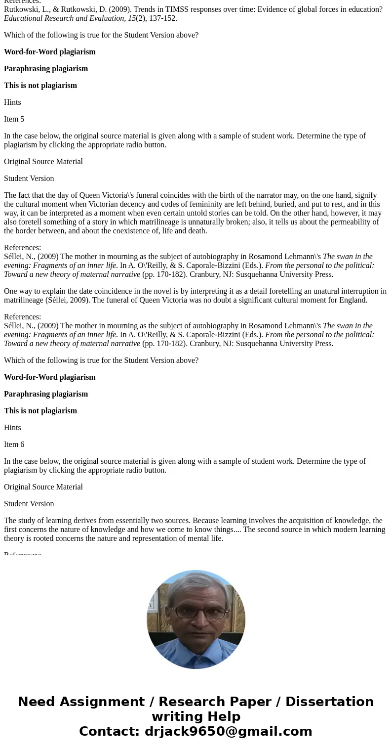 I need to get a 9/10 in order to pass this and I have 40 mins from now to submit it . Please help!!! Item 1 In the case below, the original source material is g I need to get a 9/10 in order to pass this and I have 40 mins from now to submit it . Please help!!! Item 1 In the case below, the original source material is g