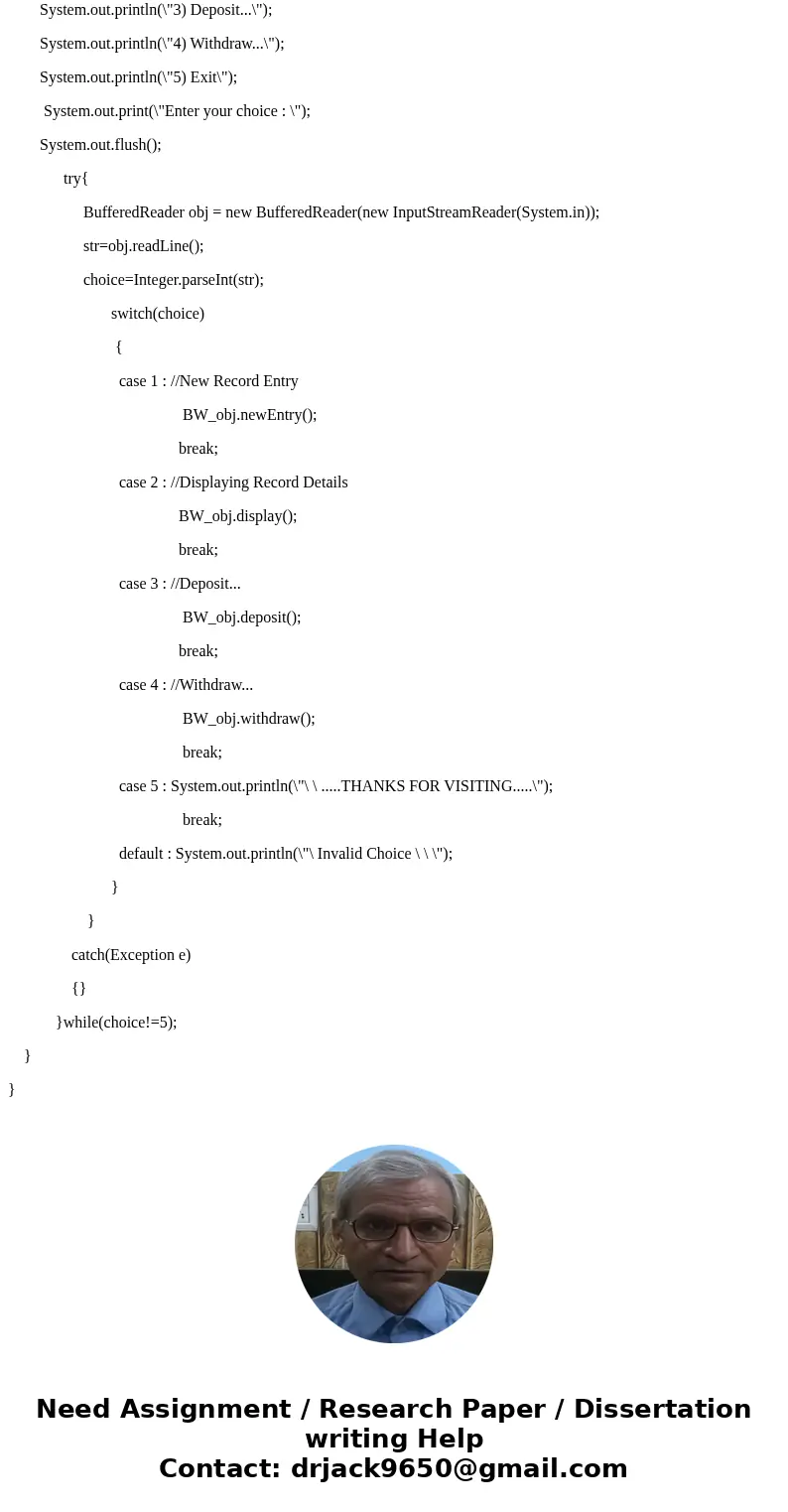 import java.util.Date; import java.util.Scanner; public class Account { protected int accountID; protected double balance; protected double annualInterestRate;  import java.util.Date; import java.util.Scanner; public class Account { protected int accountID; protected double balance; protected double annualInterestRate;