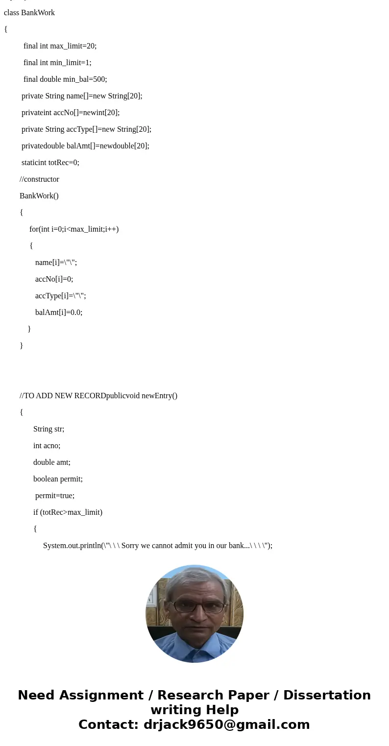 import java.util.Date; import java.util.Scanner; public class Account { protected int accountID; protected double balance; protected double annualInterestRate;  import java.util.Date; import java.util.Scanner; public class Account { protected int accountID; protected double balance; protected double annualInterestRate;