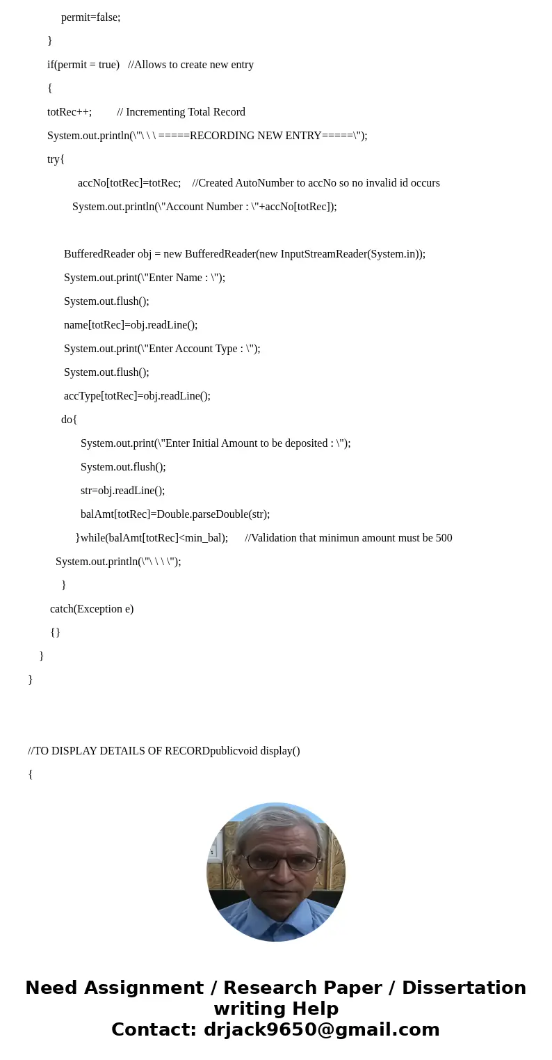 import java.util.Date; import java.util.Scanner; public class Account { protected int accountID; protected double balance; protected double annualInterestRate;  import java.util.Date; import java.util.Scanner; public class Account { protected int accountID; protected double balance; protected double annualInterestRate;