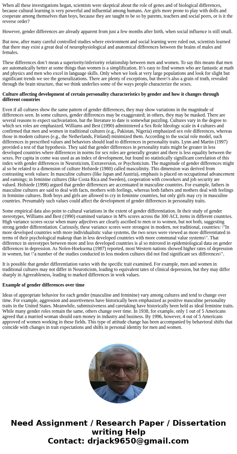 It was reported on June 11, 1997, by NBC Nightly News that according to a study completed, women are genetically predisposed to developing interpersonal skills  It was reported on June 11, 1997, by NBC Nightly News that according to a study completed, women are genetically predisposed to developing interpersonal skills