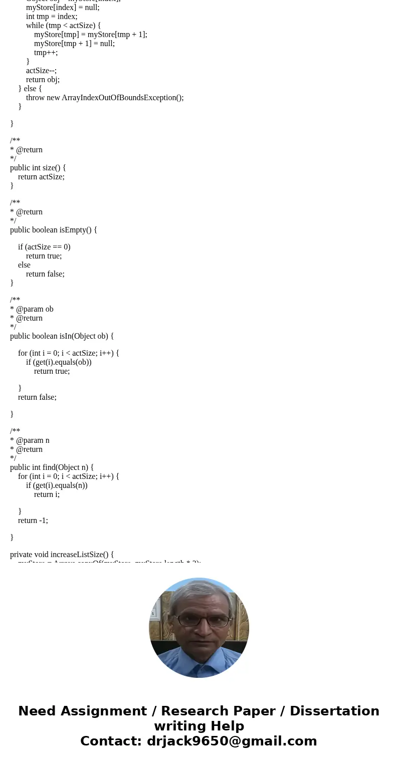 Java Eclipse You are to write a program name Array List that creates Array list data structure similar to the Ana Last data Structure float exist library. The c Java Eclipse You are to write a program name Array List that creates Array list data structure similar to the Ana Last data Structure float exist library. The c